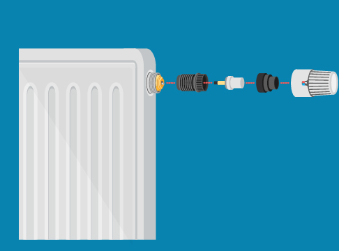 Illustration du fonctionnement du régulateur de chauffage